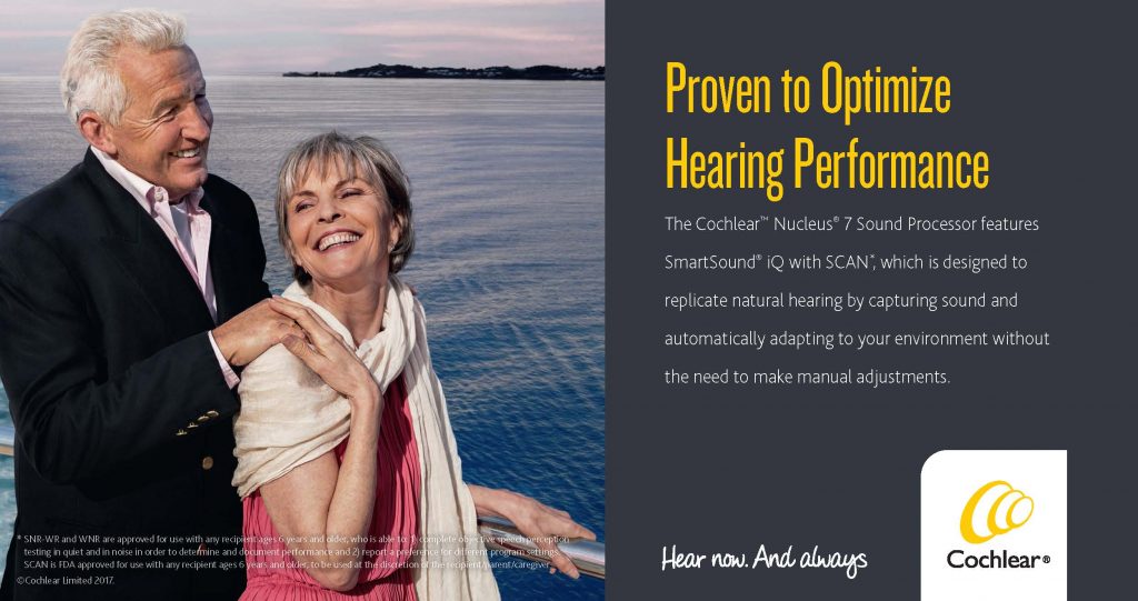 Optimize hearing performance with the Nucleus 7 sound processor